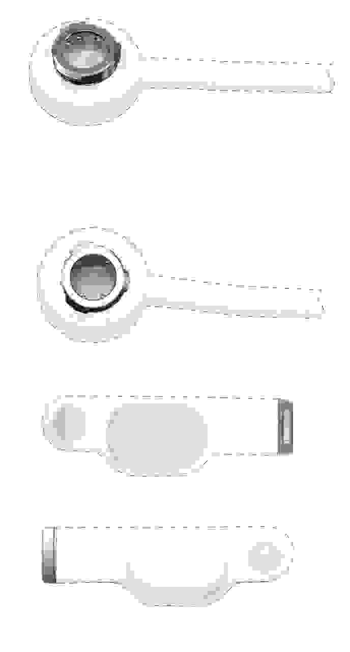 Так выглядит фирменный разъём для аккумулятора Apple Vision Pro и разъём для боковых частей, на которых установлены аудиомодули пространственного компьютера.