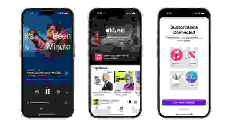 Подписчики могут слушать эксклюзивные Подкасты на своих устройствах Apple, включая iPhone, iPad, Mac, Apple TV, HomePod, CarPlay и Apple Watch с AirPods.