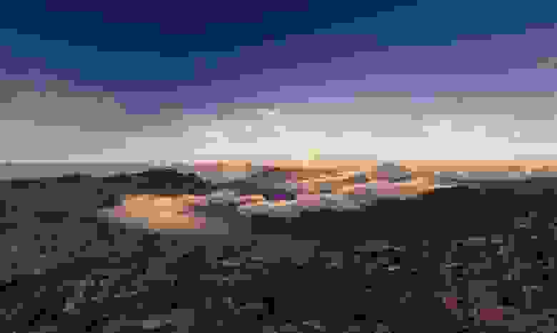 Одна из сред пространства в visionOS 1.0 beta 7 – Haleakalā