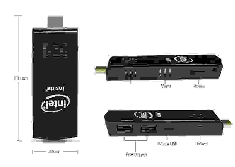 Intel W5 pro Mini PC Stick con Windows 10 Atom Z8350 RAM 2GB eMMC 32GB Bluetooth 4,0 ventilador incorporado - AliExpress