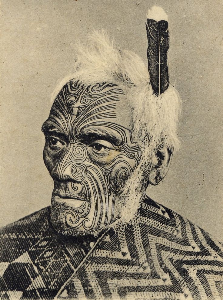 Настоящий живой маори тех времён