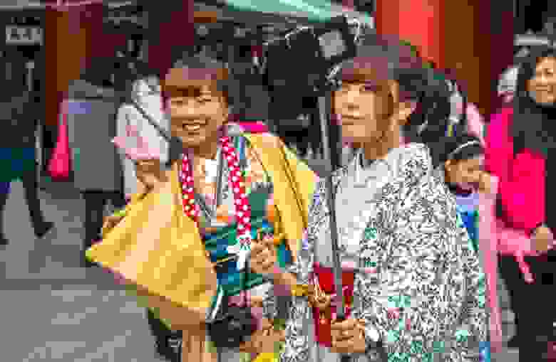 Японские гейши. Или не гейши?
