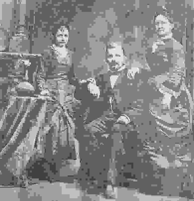 Ван Каннел с женой и дочерью