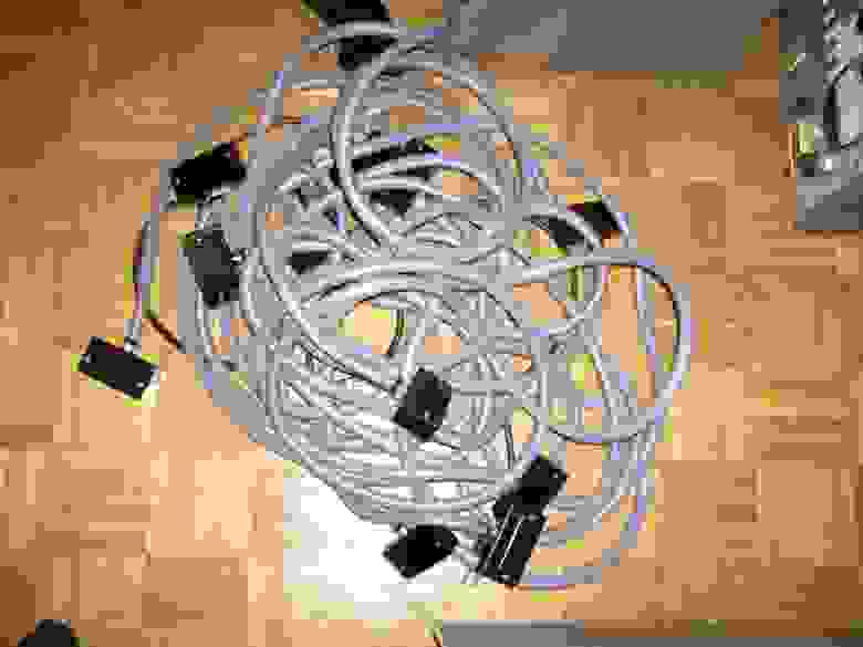 Шесть кабелей для рамы