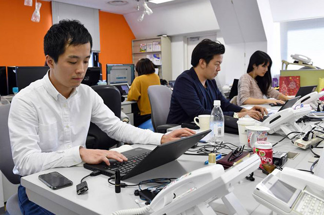 К сожалению, типичный японский офис далек от порядка и перфекционизма