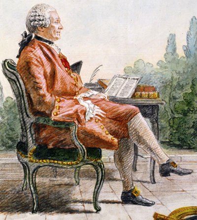 Шарль Мари де Ла Кондамин, 1760 г., Л.К. Кармонтель, Музей Конде, Шантильи