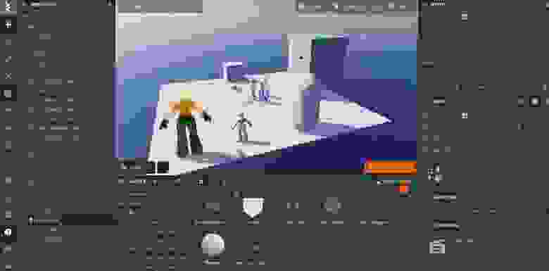 Редактор вёб-фреймворка PlayCanvas