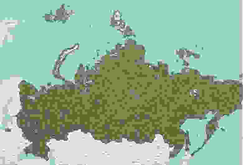 Карта географических названий доступных в ГКГН