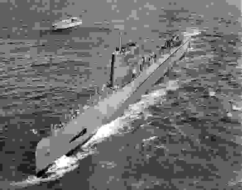 Атомная подводная лодка «Тритон» (1960-е) – сотни магнитных усилителей обеспечивают бесперебойную работу атомного котла