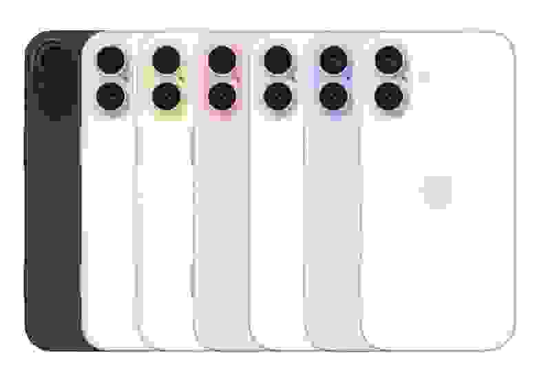 Точных данных об оттенках пока нет, поэтому держите рендер на основе цветов iPhone 15 серии.