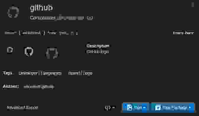 В обновлении есть даже значок самого GitHub В обновлении есть даже значок самого GitHub
