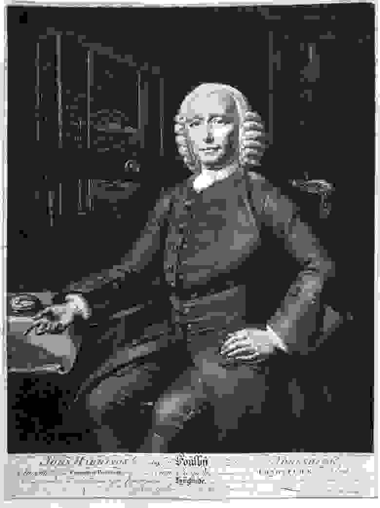 Портрет Джона Харрисона, изобретателя морского хронометра