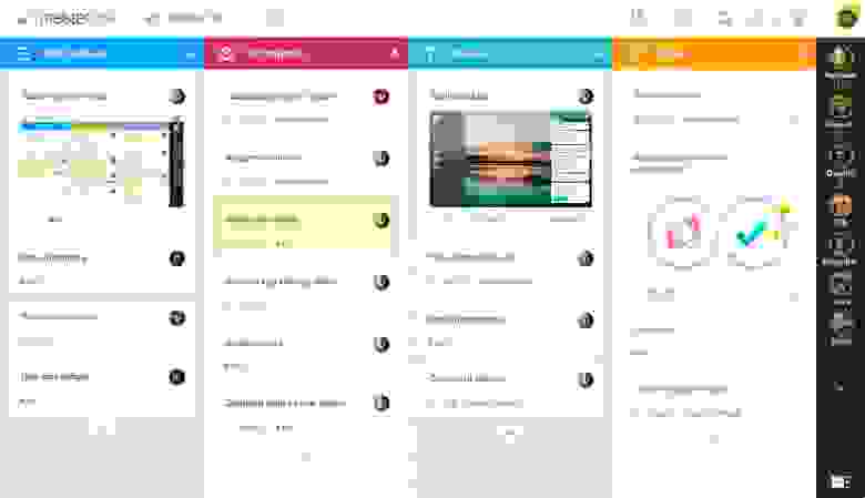 Интерфейс MeisterTask