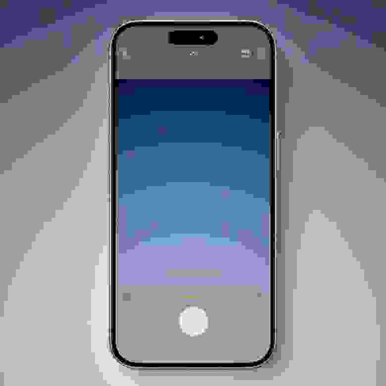 Редизайн приложения «Камера» на iOS 18 в стиле интерфейса visionOS (концепт)
