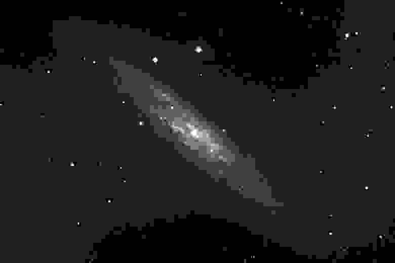 Галактика NGC-253. Фото сделано с помощью телескопа «Синтез».