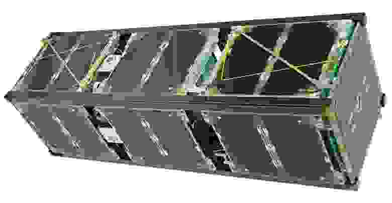 Спутник класса CubeSat размерностью 3U. Фото: Спутникс