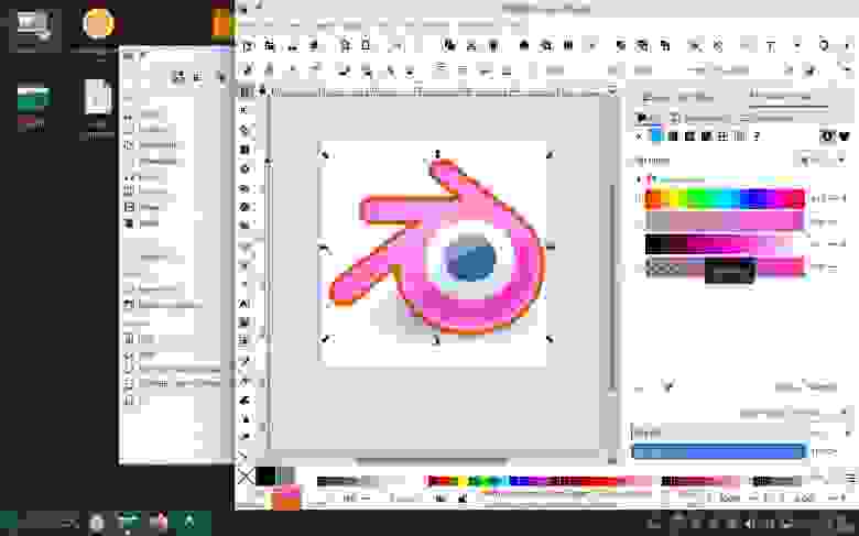 Для Inkscape .svg родной формат - открыл, отредактировал, сохранил, всё просто.