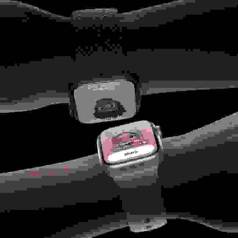 В watchOS 10.1 beta для Apple Watch теперь доступен NameDrop, работающий в том числе между часами