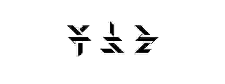 Третичные знаки вида/падежа: горизонтальная черта посередине, не соединена ни с вертикальной,  ни с диагональной чертой, концы горизонтальной черты могут иметь «засечки»,  направленные вниз или вверх
