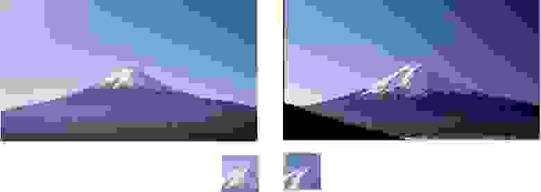 Пример фрагмента 64 х 64 пикселя