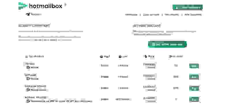 Hotmailbox.me до блокировки Hotmailbox.me до блокировки