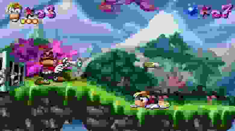 64-битный ягуаровский Rayman выглядит так, что мог бы с легкостью быть портирован на SNES