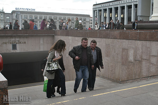 Взрыв в метро в Минске