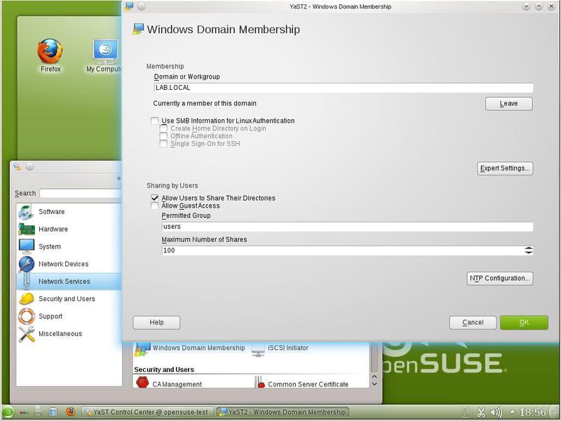 Аутентификация файловых серверов SUSE Linux в домене Windows на базе AD / Хабр