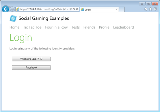 Блог компании Microsoft / Краткий обзор Windows Azure Toolkit for Social Games