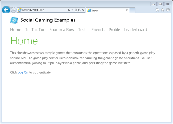 Блог компании Microsoft / Краткий обзор Windows Azure Toolkit for Social Games