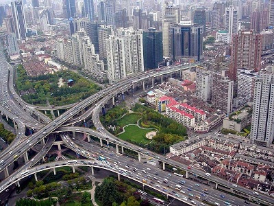 The Puxi Viaduct by wikimedia