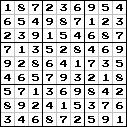 Fully Solved Sudoku