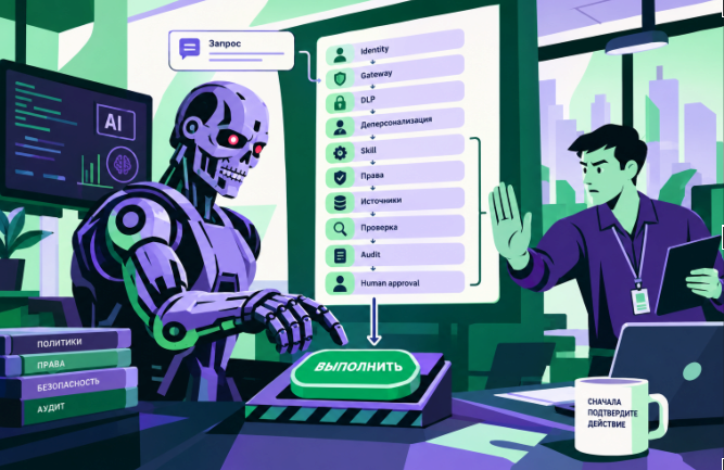 Создание защищенной on-prem платформы для корпоративных AI-агентов