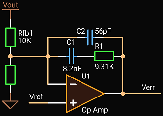 'Circuit Calculator', Type 2 compensation with Op Amp