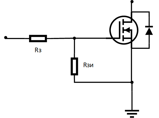 Сопротивление затвор Исток полевого транзистора. Схема переменного резистора на полевом транзисторе. Резистор затвор Исток. Резистор на затворе полевого транзистора.