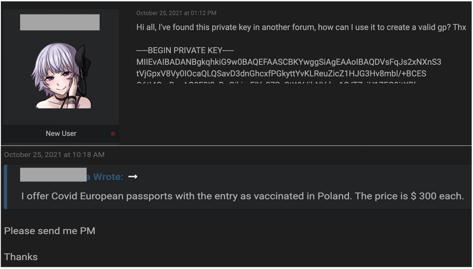 Подделка паспортов вакцинации Евросоюза. Утечка секретного ключа?