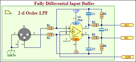 Fully Differential Input Buffer