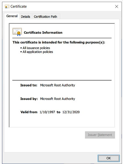 Как обновить срок действия сертификата сервера истек