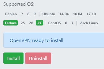 SSHeller OpenVPN install