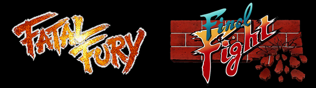 Логотипы игр Fatal Fury и Final Fight