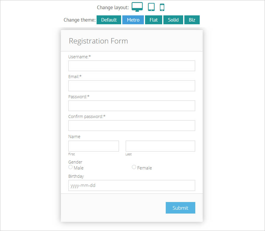 Создание форм и регистраций для сайта создание информационного web сайта