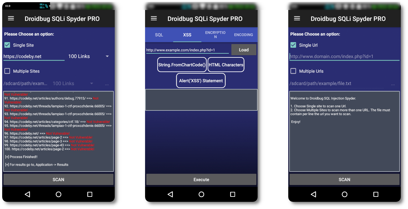 Mobile Lab on Android for penetration testing - 