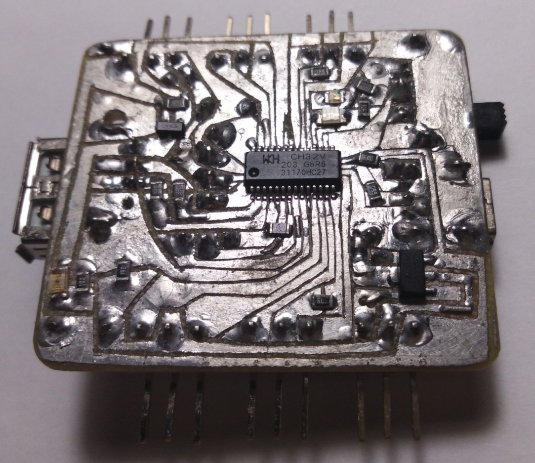 Кошмарная плата для CH32V203