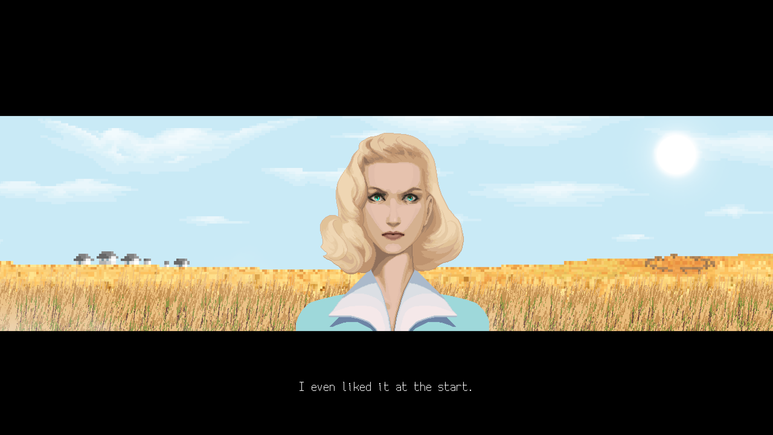 Скриншот из моей последней игры - Loretta. О женщине, которая убила мужа в 1947 году.
