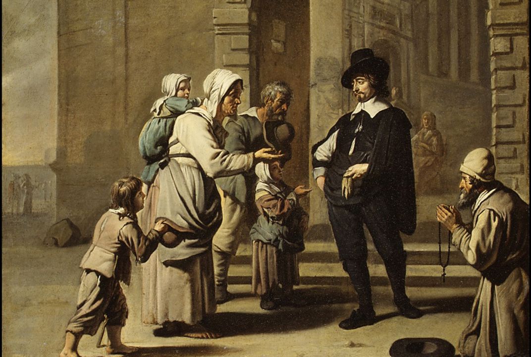 professional beggars were often seen as people not deserving of aid
